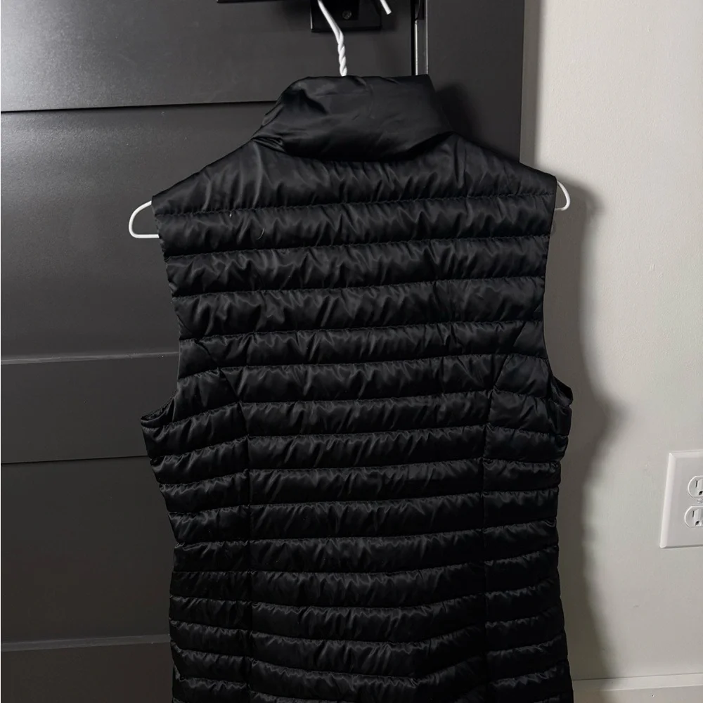 Lilly Pulitzer Black Quilted Women's Vest Gemstones Size Medium